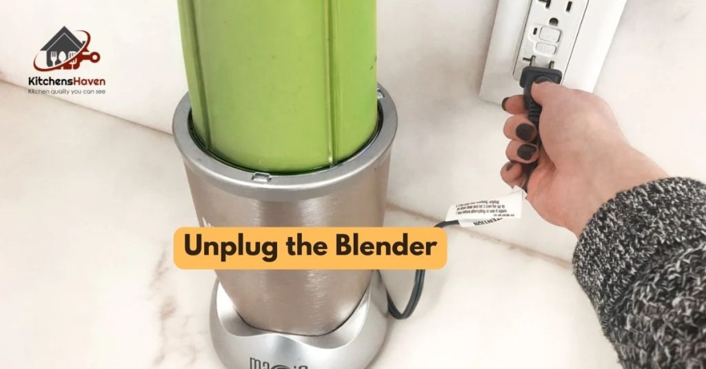 Unplug the Blender
